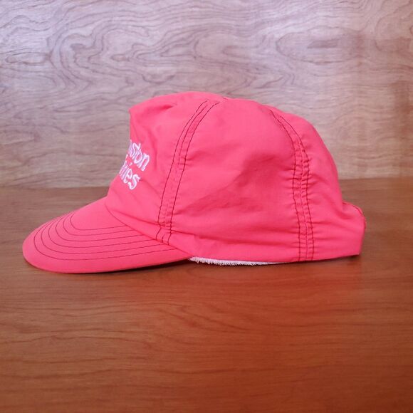 Vintage Winston Cup Series Hat NASCAR 80s USA Bright Neon Pink Snapback Cap - Picture 5 of 12